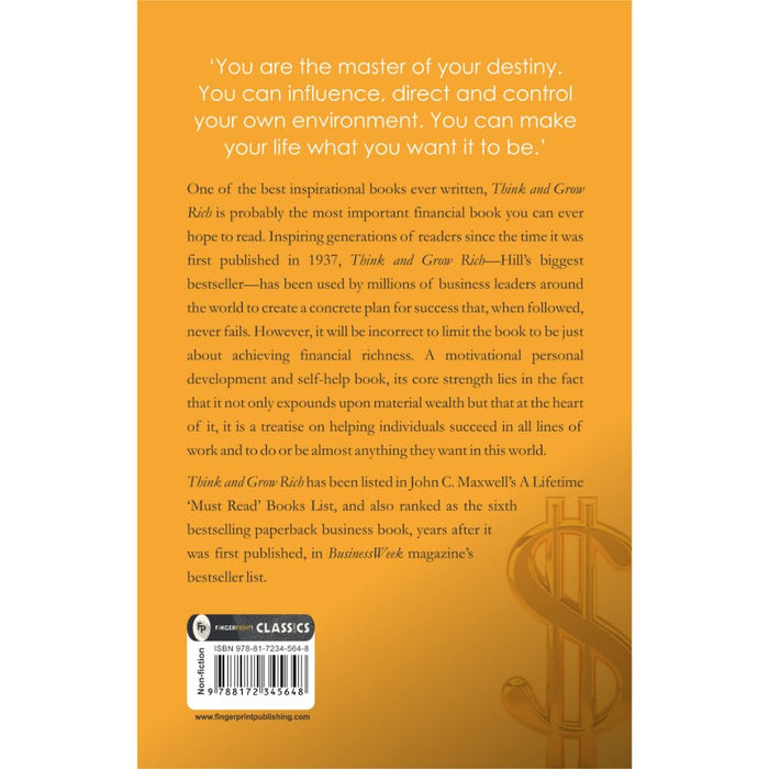 Think and Grow Rich by Napoleon Hill - Self-help Classic