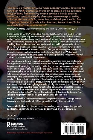Case Studies on Diversity and Social Justice Education (Equity and Social Justice in Education Series)