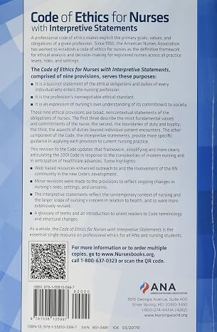 Code of Ethics for Nurses with Interpretive Statements