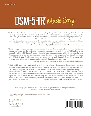 DSM-5-TR® Made Easy: The Clinician's Guide to Diagnosis