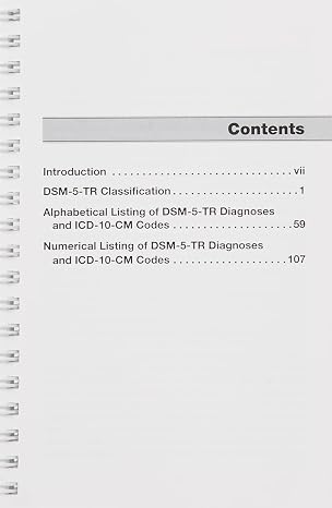 DSM-5-TR Classification (English)