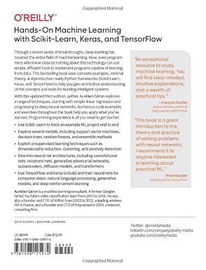 Hands-On Machine Learning with Scikit-Learn, Keras, and TensorFlow: Concepts, Tools, and Techniques to Build Intelligent Systems